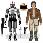 Du retro vintage pour L'homme qui valait 3 Milliards, Battlestar Galactica et Docteur Who