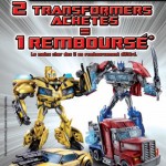 Transformers 1 acheté 1 offert