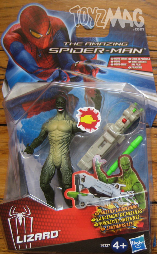 The Amazing Spider-Man movie Lezard lizard Hasbro 10cm The Amazing Spider-Man movie Lezard lizard Hasbro 10cm