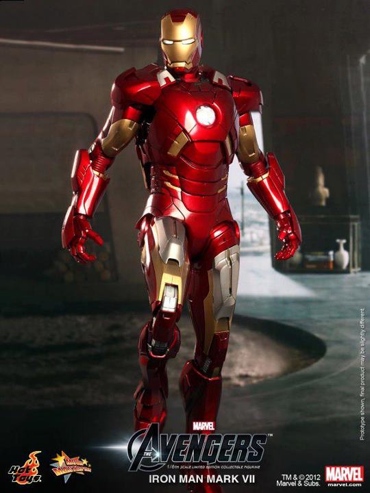 Hot Toys Figurine 1/6 War Machine Mark 2  Iron Man 3