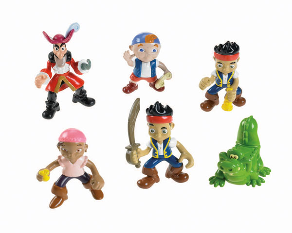 Les personnages de jack et les pirates