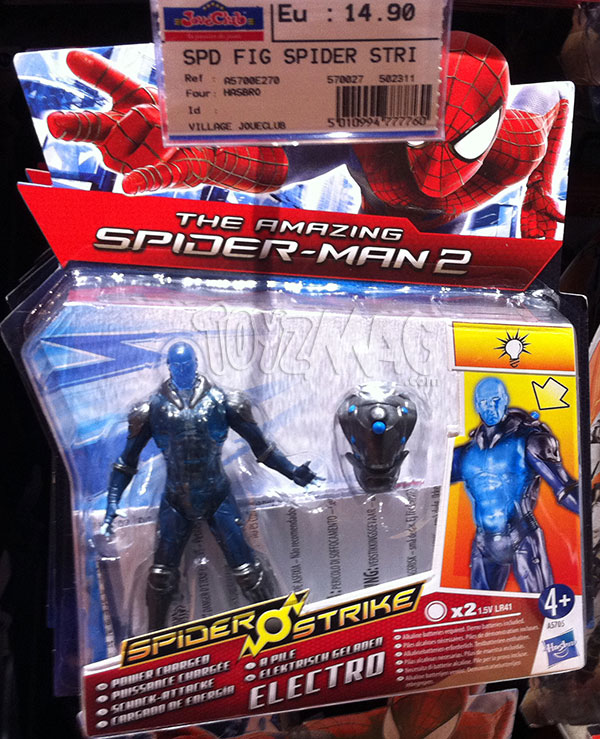 Marvel Pop Amazing Spider Man 2 Electro 10cm Thème Cinéma/Spiderman avec